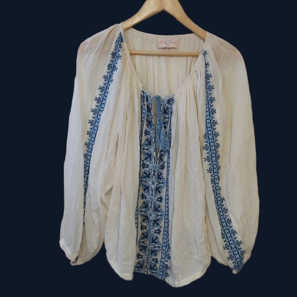 Miss June Embroidered blouse - Picture 4 of 4